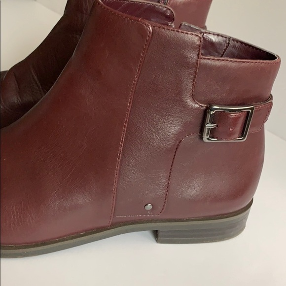 ALFANI ALF ACKE Women's Leather Burgundy Ankle Booties,Step’n Flex,Size 6.5 - Picture 10 of 12